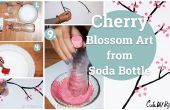 Art de la fleur de cerisier de bouteille de Soda en 11 étapes faciles