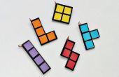 Tetris bricolage pendentifs