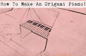 Comment faire un Piano Origami ! 
