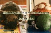 Repeindre une décoration du Patio Rusty tortue