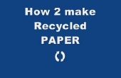 Comment recycler les vieux papiers (papier à lettre maison)