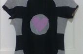 Chemise Weighted Companion Cube ouverture