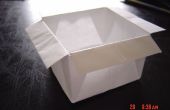 Boîte origami avec volets