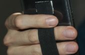 Bracelet Phablet/smartphone à usage unique de main