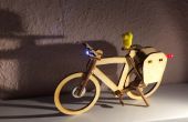 Het idee : de houten fiets rencontré minion fr verlichting