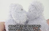 Magnétique de baiser des animaux en peluche