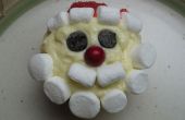 Joli visage de Santa Cupcakes sur un Budget ! 