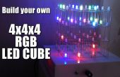 Construire votre propre 4 x 4 x 4 Cube de LED RGB