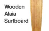 Planche de surf en bois Alaia
