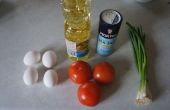 Comment faire des tomates avec des œufs frits