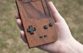En bois Game Boy Pocket avec cartouche
