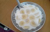 Très simple petit-déjeuner avec banane & lait (seulement 3 ingrédients)