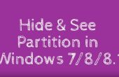 Masquer & voir Partition sous Windows 7/8/8.1