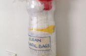 Distributeur de sachet en plastique de bouteille de soude