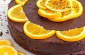Gâteau Orange chocolat noir avec les graines de Chia