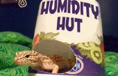 Recyclé Gecko humidité Hut