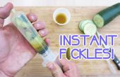 Cornichons à l’instantanées ! (pickles de vide de 30 secondes!) 