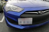 IJDMTOY Hyundai Genesis plaque d’immatriculation remorque trou adaptateur Install