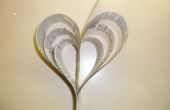 Coeur de décorations en papier