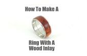 Comment faire un anneau avec une incrustation de bois