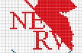 Neon Genesis Evangelion Cross Stitch : NERV Logo