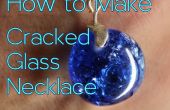Comment fabriquer un collier verre fissuré