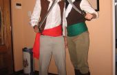 Guybrush Threepwood et Elaine Marley pirate costumes (Monkey Island)