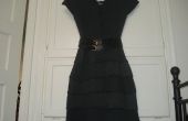 Thermique (gaufre) Ruffle Dress de chemises recyclées
