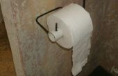 Papier de toilette suspendu--barres d’armature et PVC