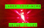 Laser fil‑piège utilisant une LED