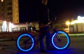 Roues de bicyclette LED