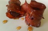 Enveloppé de bacon cerises