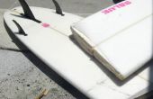 Difficulté une très cassé planche de Surf