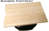 Repose-pieds en bambou