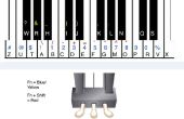 Piano clavier d’USB de formation