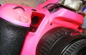 Canon EOS10 caméra en fluorescent rose, relooking de 3 heures