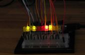 Horloge binaire de métriques ; simple projet Arduino. 