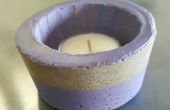 DIY lampions béton Purple