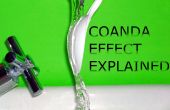 Effet Coanda - expérience, 3D modèle imprimé, explication. 