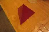 Comment faire un solide platonique tétraèdre ou une matrice de quatre faces D & D (dés)