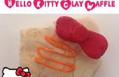 Polymer Clay Hello Kitty Waffle