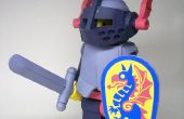 Comment construire votre propre minifig LEGO Castle Black Knight de papercraft