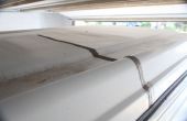 Réparer de grosses fissures dans le toit Eurovan