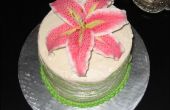 Gâteau sans gluten avec Stargazer Lily