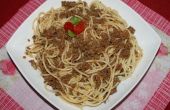 Spaghetti à la viande hachée