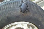 Ruban adhésif de réparation de pneu en toile