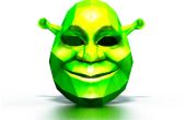 BRICOLAGE masque en papier Shrek 3D