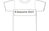 Faites votre propre T-Shirt personnalisé ! 