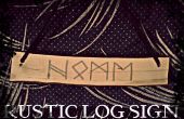 Rustic Log signe