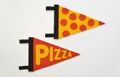 BRICOLAGE : Pizza typographique fanions